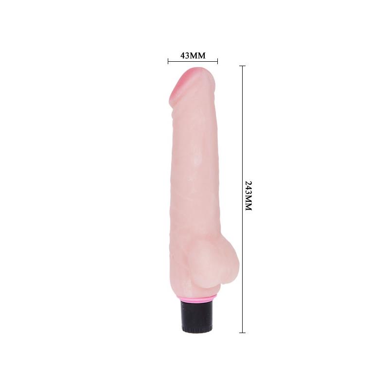 Baile Vibrador Realista Color Natural - Imagen 4