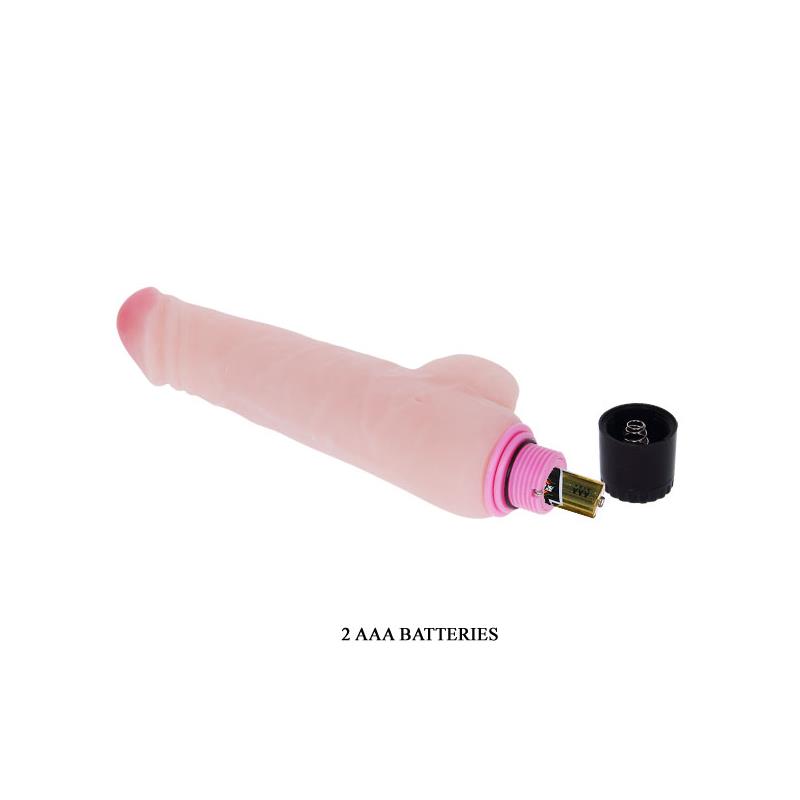 Baile Vibrador Realista Color Natural - Imagen 6
