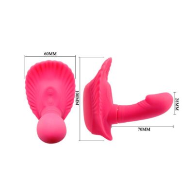 Imagen de Pretty Love Vibrador a Control Remoto Fancy Clamshell Color Rosa - pretty love vibrador a control remoto fancy clamshell color rosa 4