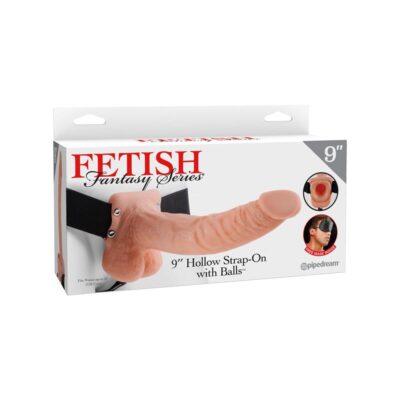 Imagen de Fetish Fantasy Series Arnés con Hueco y Testículos de 22,8 cm Color Natural - fetish fantasy series arnes con hueco y testiculos de 228 cm color natural 2