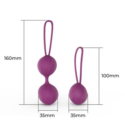 Imagen de Kelly Bolas Kegel Silicona Púpura - kelly bolas kegel silicona pupura 4